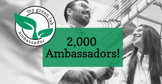 my green lab 2,000 ambassadors