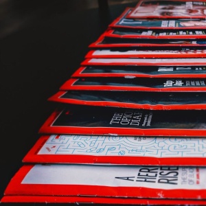 a spread of Time magazines