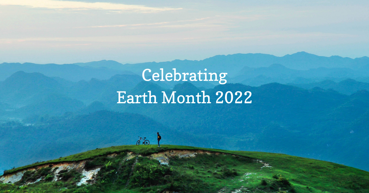 white words with hills in background