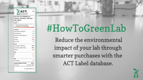 my green lab act label